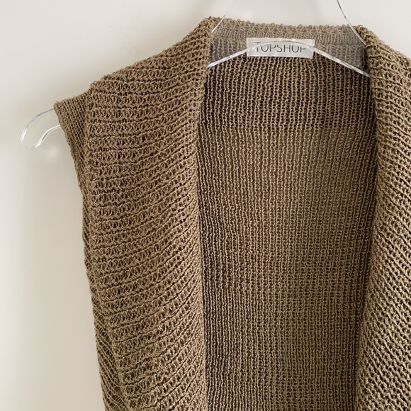 Topshop Crocheted Vest - Picture 3 of 16